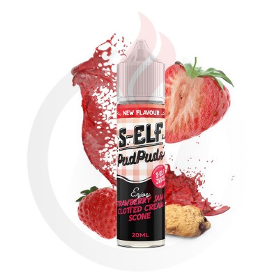 S-Elf Juice Pud Puds Strawberry Jam & Clotted Cream 20ml/60ml Flavour Shots